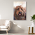 canvas painting of dog